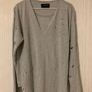 Distressed pacsun long sleeve